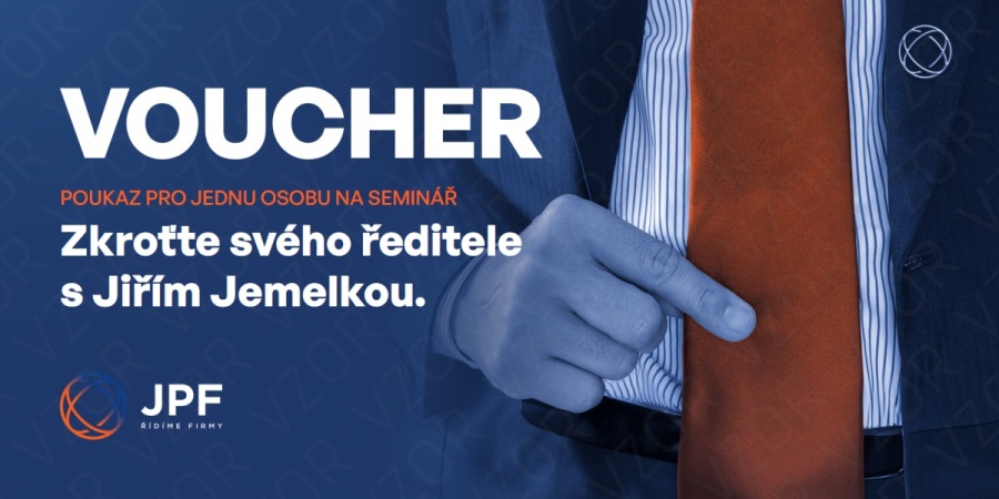 Dárkový poukaz na seminář "Zkroťte svého ředitele"